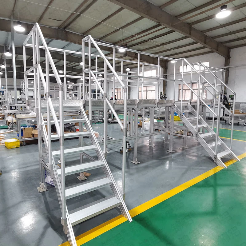 Immovable Aluminum Profile Stairs
